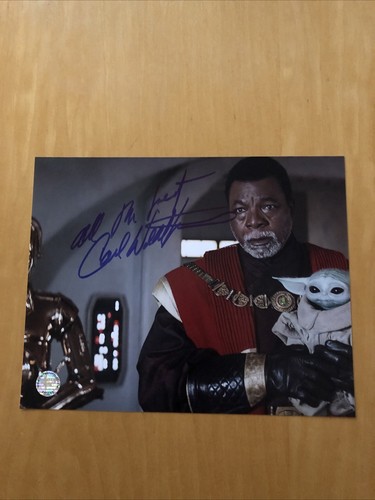 Carl weathers autographed 8x10 - weathers,
