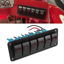 6 Gang 12V/24V RV Switch Panel