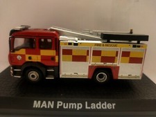 ATLAS FIRE 4 144 110 MAN F16 JCD Pump Ladder COUNTY DURHAM DARLINGTON FIRE 1:76