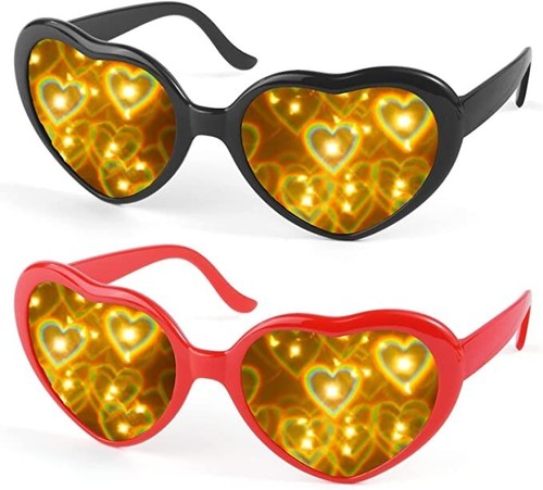 Heart effect diffraction - heart,