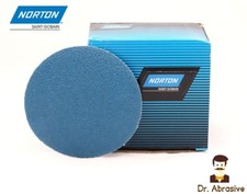 125mm 5" Sanding Discs Zirconium NORTON Zirconia Pads Self-sharpening Sandpaper