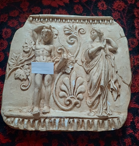 Beige plaster classical roman - plaster,