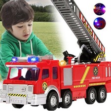 Toys for Kids Fire Engine Truck Toy With Light Sound Fire Safety Cars Boy Gift