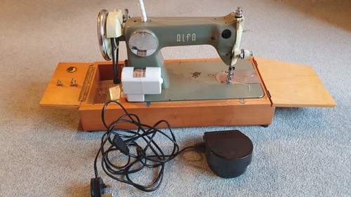 Sewing machine alfa and - machine.,