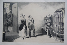 Cruikshank Caricature The Bottle has done it's Work RARE Glyphograph Original