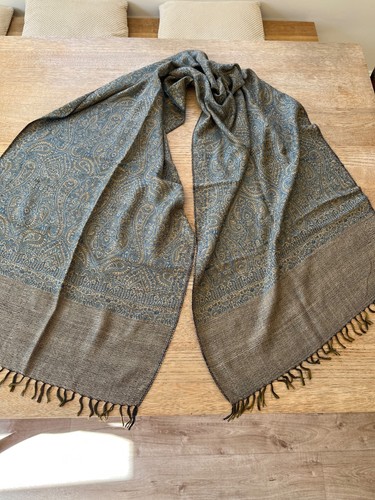 Woven pashmina shawl - , with