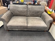 NEXT Grey 2 Seater Leather Sofa  - CS W52