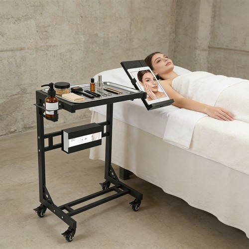 Adjustable tray cart salon spa - salon,