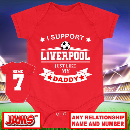 Personalised liverpool baby - liverpool,