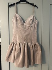 Light Blush Velvet Dress