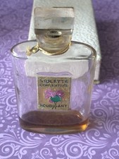 RARE ANTIQUE FLACON 15 ML 7 cm VIOLETTE CONCENTRÉE HOUBIGANT