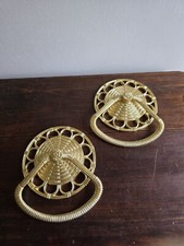 Set Of 2 VTG  Ornate Gold