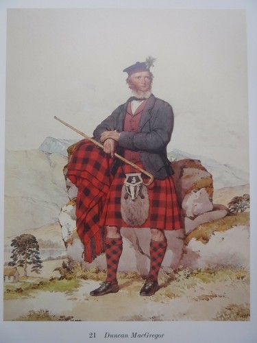 Scottish highland clan print - highland,