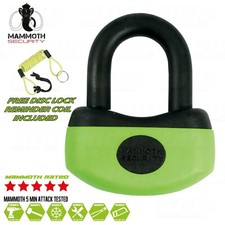 MAMMOTH MINI U-LOCK MOTORCYCLE DISC LOCK - Ex THATCHAM SECURITY APPROVED