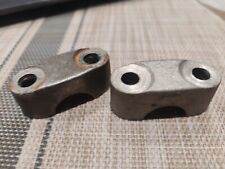 MZ TS ES HANDLEBAR HOLDERS  X2    OLD DDR USED CONDITION  Andy MZ Parts 