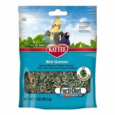 KAYTEE BIRD GREENS PARROT TREAT 28g|1oz AFRICAN GREY AMAZON MACAWS BUDGIE CONURE