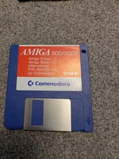 Rare Commodore Amiga 500/2000 1.2  Amiga Extras /Amiga Basic 1.2 International
