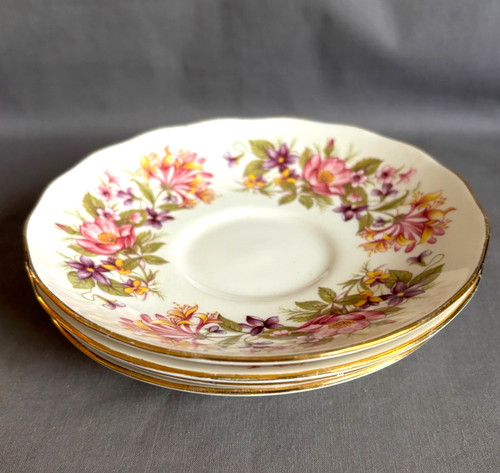 Colclough wayside saucers - colclough, set