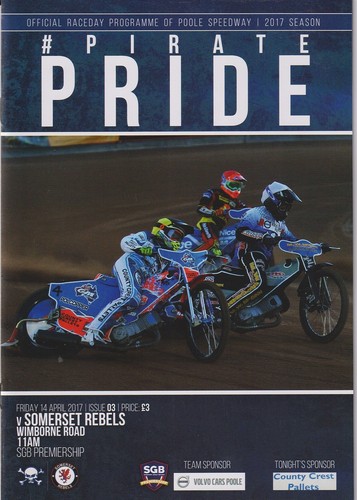 Speedway programme poole - speedway,