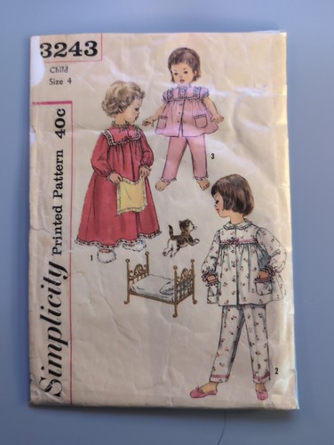 Vintage 1950s simplicity 3243 - simplicity,
