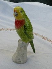 Ceramic budgerigar budgie