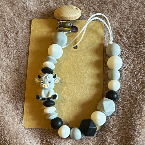 Black white grey - black/white/grey, beaded