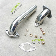 35mm/38mm External Wastegate Tube Outlet Dump+Elbow Pipe Adaptor Stainless Steel