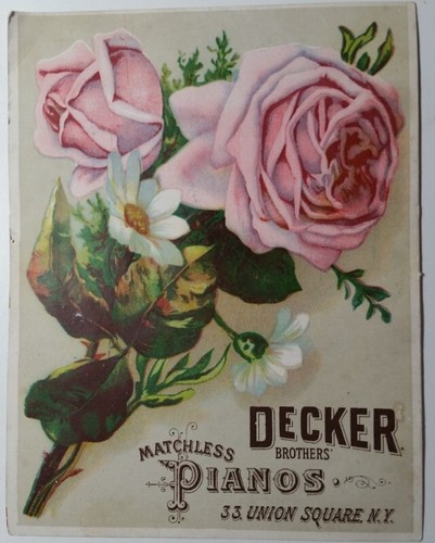 C1890 decker brothers - c1890,