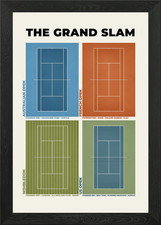 The Tennis Grand Slam Framed
