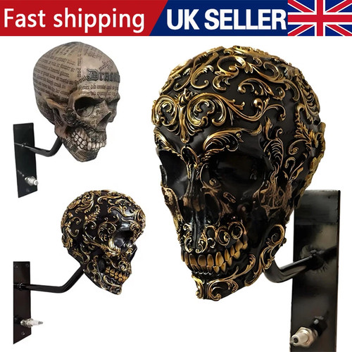 Skull motorcycle helmet wall - skull,