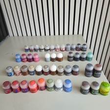 Citadel Paints | Games Workshop | Warhammer |  55 Pot Job Lot | 22New & 23Used