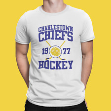 CHARLESTOWN CHIEFS SLAP SHOT INSPIRED T SHIRT MOVIE FUNNY ICE HOCKEY ADULTS KIDS