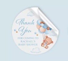Teddy Bear Blue Baby Shower