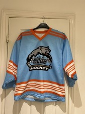 Ice Edge- American Ice Hockey Jersey, Blue Orange With Namesey. Size M. NHL