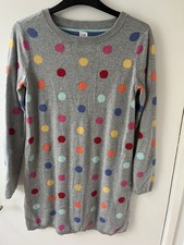 Gap Girls Grey Spotty Dress Size XL (12)