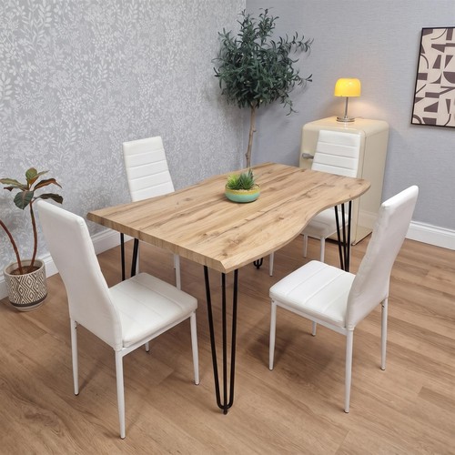 Dining table set with - table, 4