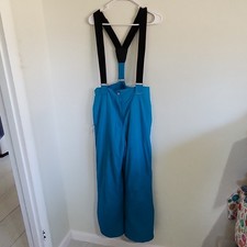 Blue Snow Bib Pants L Unisex