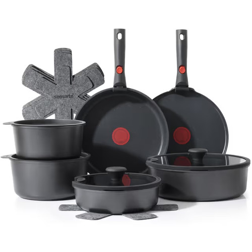 Piece nonstick pots - 17-piece,