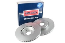 2x Brake Discs Pair Vented fits FORD TRANSIT CONNECT 1.5D Front 2015 on 320mm