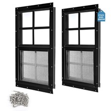 2 Pack 14x21 Black Flush Mount
