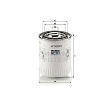 MANN W930/20 Oil Filter Fits