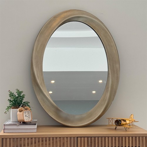 Antique gold oval rustic - gold,