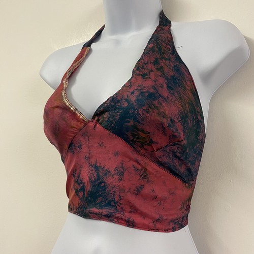 Hippie halterneck vest top - hippie,