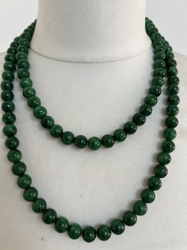 Green stone necklace