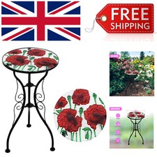 Vibrant Poppies Mosaic Garden