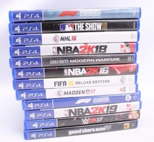 12 x PlayStation 4 PS4 Cased Games Inc GTA 5 I Mixed NBA I MADDEN 17 - M35