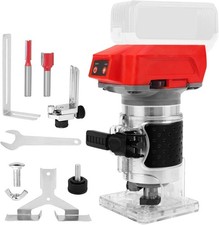 ordless Router Compatible with Milwaukee M18 Battery, Brushless Wood Trimmer