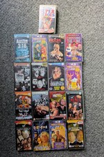 WWF/WCW/Ecw Wrestling VHS Job Lot Bundle