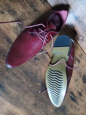 Mens Burgundy Oxblood Dress