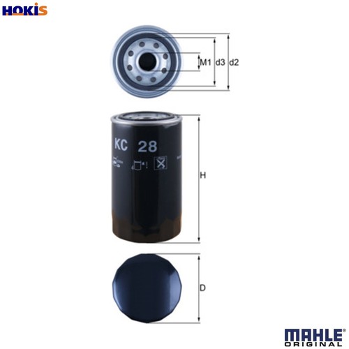 Fuel filter for - filter, 28